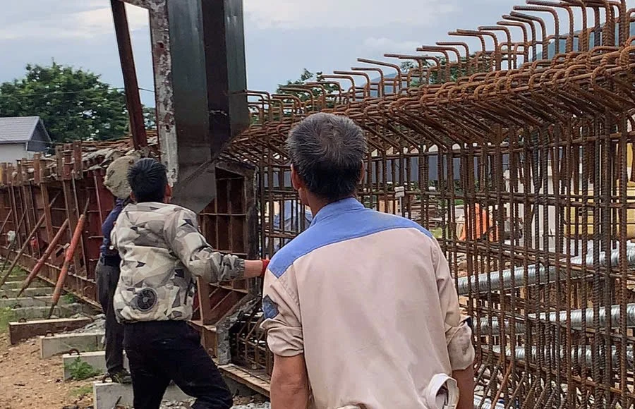 Kỹ thuật hiện trường kiểm tra lồng thép kết cấu cầu